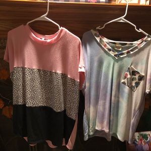 3 cute leopard blouses